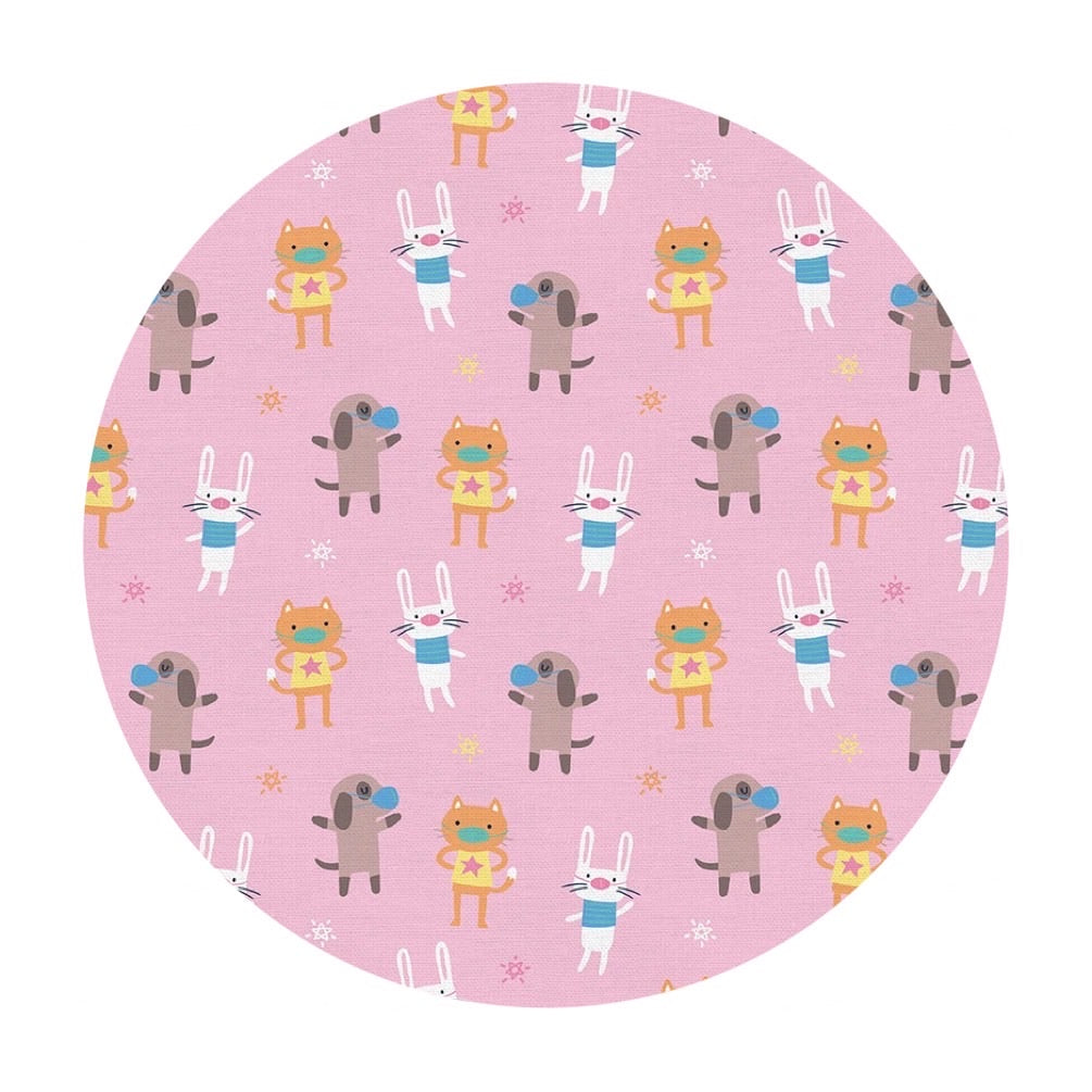 Mask Up! in Pink - Mask Up! Collection - Paintbrush Studio Fabrics