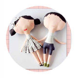 1 panel left! - Doll Main Pink - Rosie & Rowan - Doll Fabric Cottons - Riley Blake Designs - Each Panel Makes 2 Dolls!