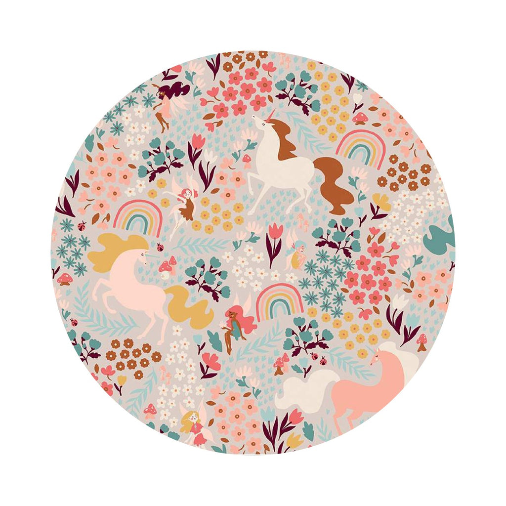 4 meters left! - Fairy Dust Main in Gray - Fairy Dust Collection - Riley Blake Designs