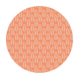 2.5 meters left! - Plumage in Metallic Orange - Black Swan Collection - Camelot Fabrics