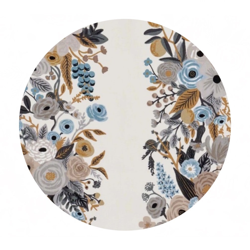 2 meters left! - Vines in Linen Coloured Cotton - Garden Party by Rifle Paper Co. - Cotton + Steel Fabrics