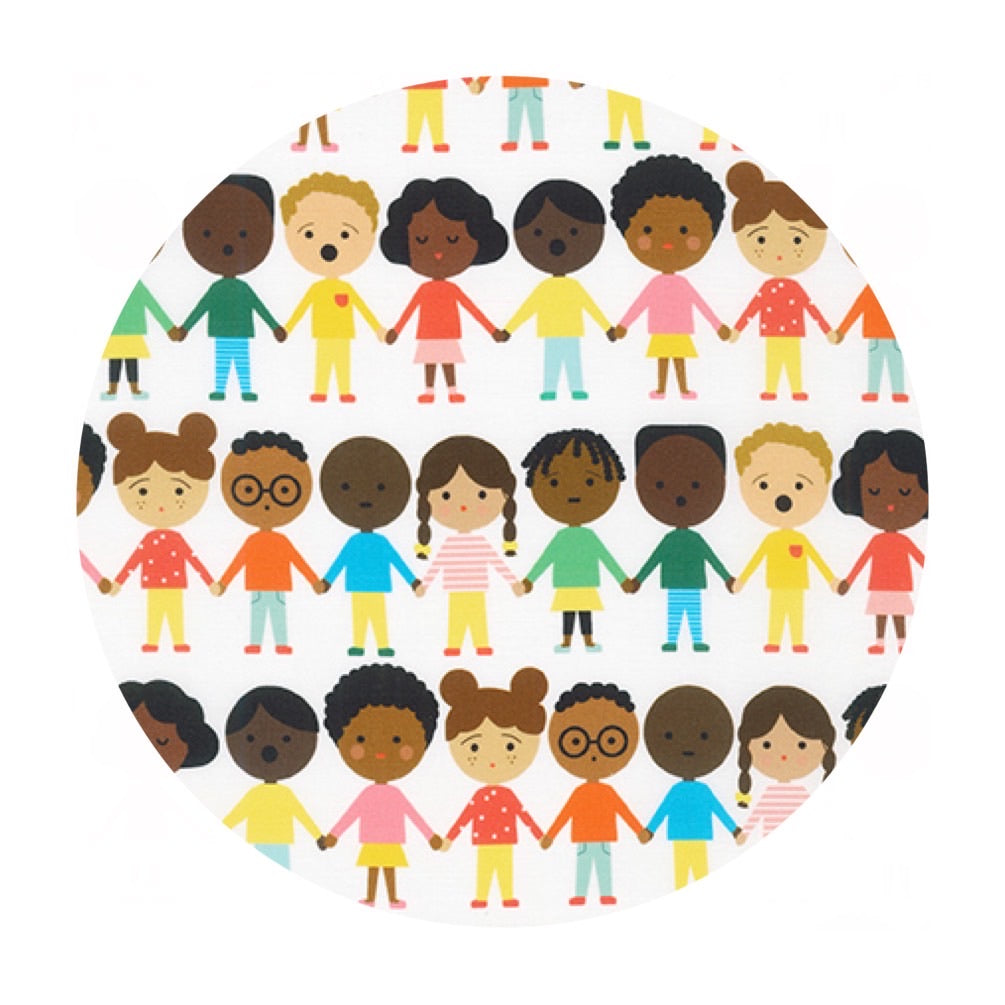 2 meters left! - See Us. Hear Us. Love Us. - See Us. Hear Us. Love Us. Collection - Robert Kaufman Fabrics