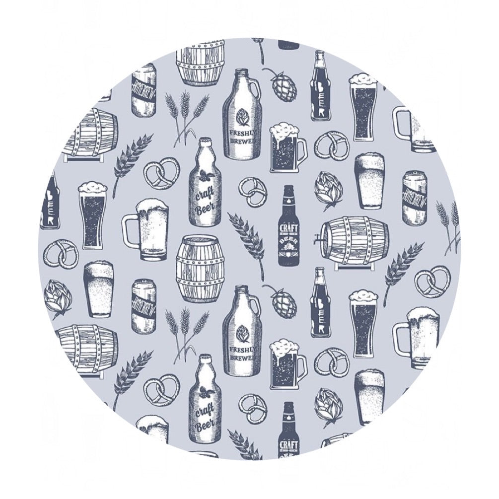 Craft Brew in Cadet - Chop It Like It's Hot Collection - Dear Stella Fabrics
