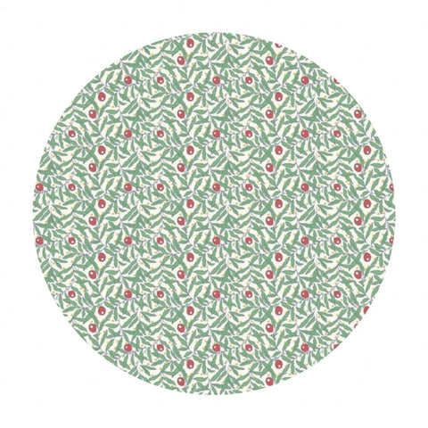 Holiday Berries in A (Green) - Merry & Bright Collection - Liberty Fabrics