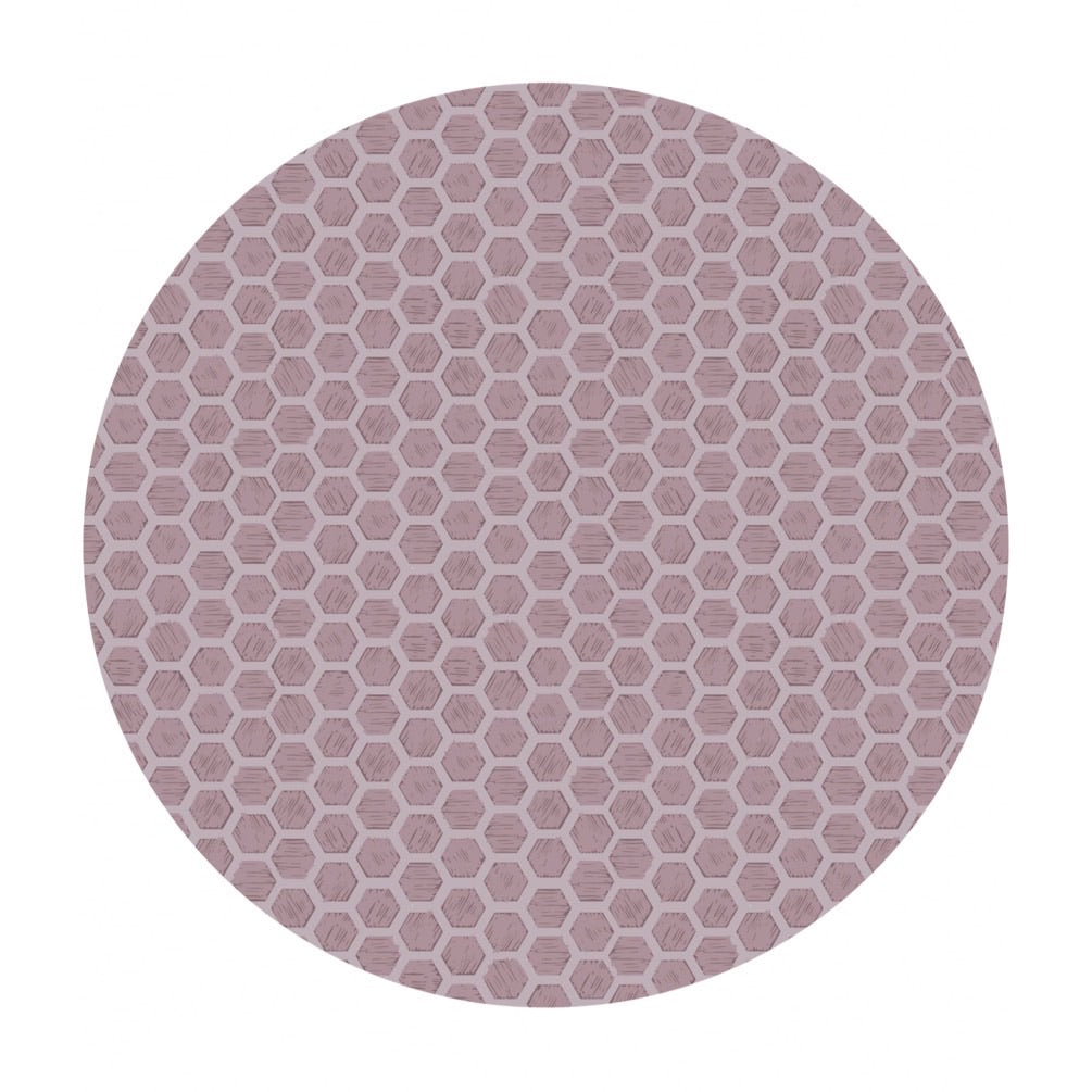 1 meter left! - Honeycomb on Mild Lilac - Queen Bee Collection - Lewis & Irene Fabrics