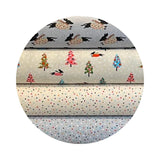 2.5 meters left! - Fabulous Pups in Gray - Daschund Through the Snow Collection - Camelot Fabrics