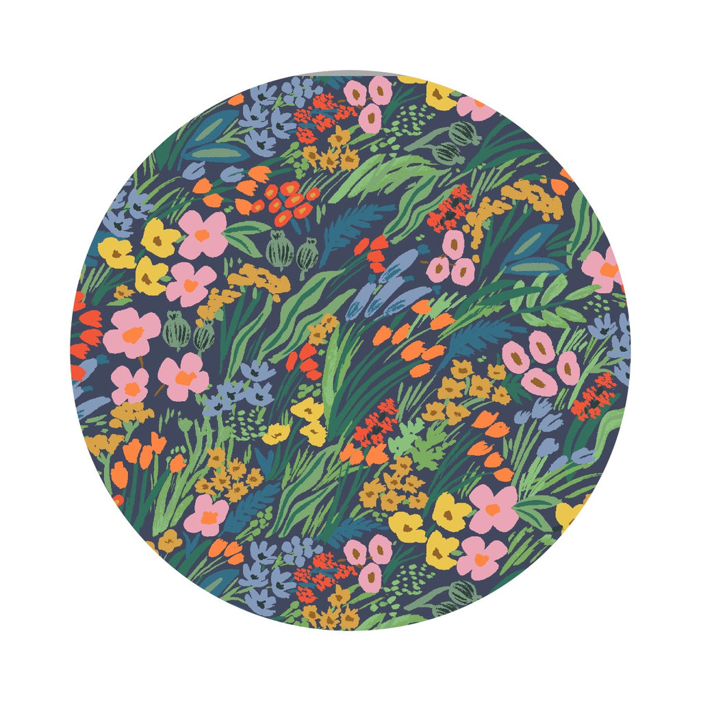 Lea in Blue Canvas - Bramble Collection by Rifle Paper Co. - Cotton + Steel Fabrics