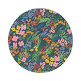 Lea in Blue Canvas - Bramble Collection by Rifle Paper Co. - Cotton + Steel Fabrics