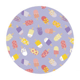 1 meter left! - Floral Ice Pop Toss in Lilac - Ice Cream Blossoms Collection - Camelot Fabrics