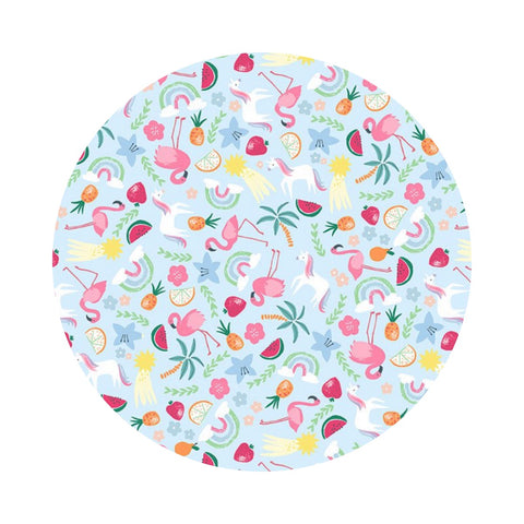 3 meters left! - Summertime in Maui - Meowmi Beach Collection - Dear Stella Fabrics