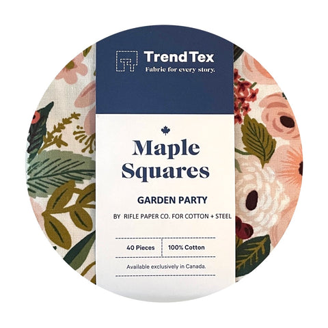 40 Piece 5" x 5" Charm Pack - Garden Party by Rifle Paper Co. - Cotton + Steel Fabrics