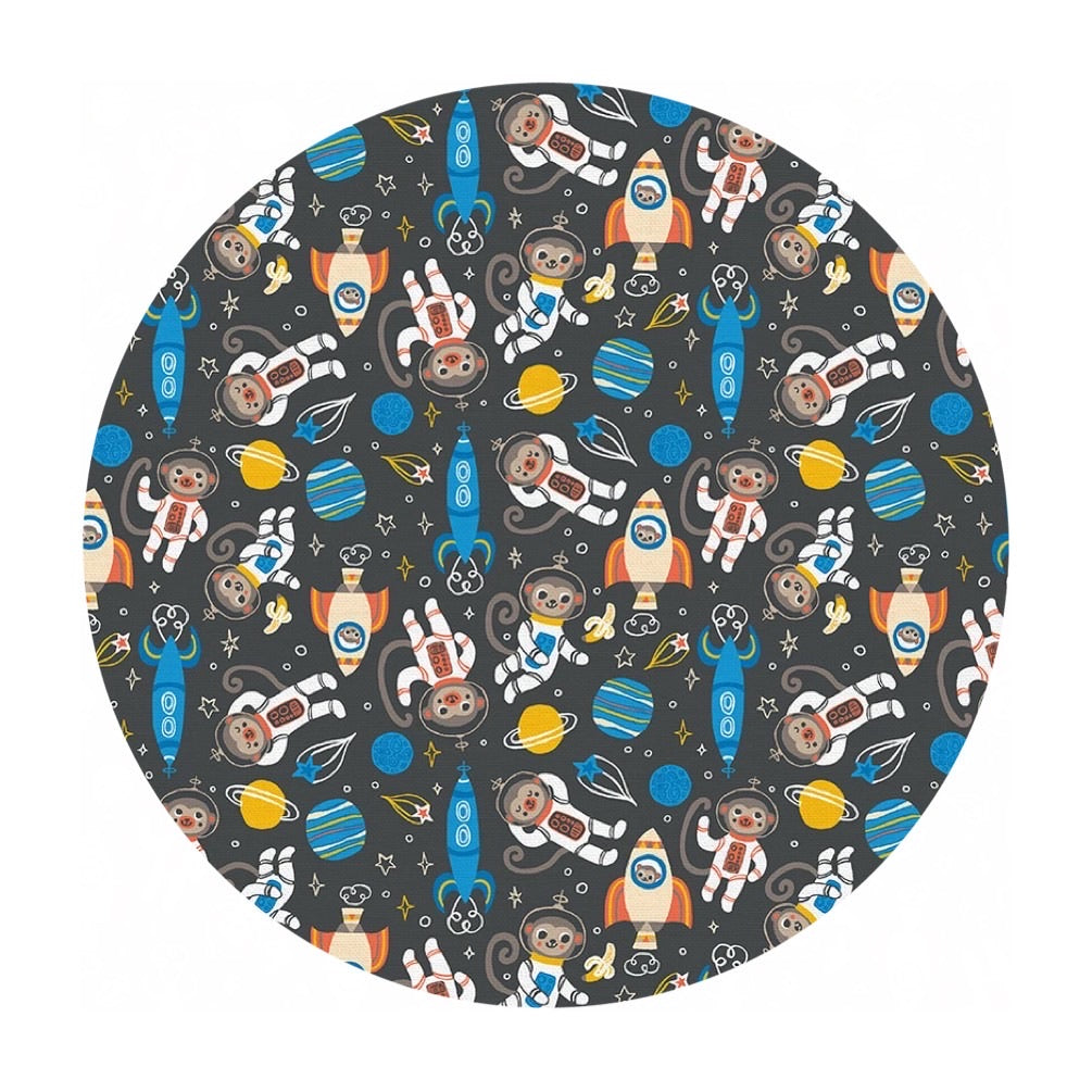 Space Monkey in Blue - Space Monkey Collection - Paintbrush Studio Fabrics