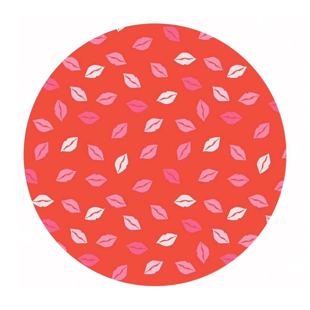 4 meters left! - Love Kisses in Red - Sending Love Collection - Riley Blake Designs