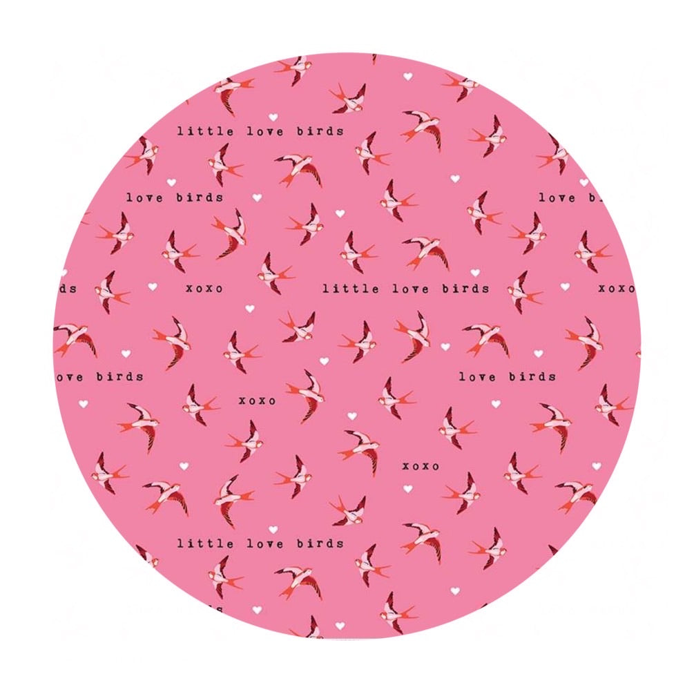 Love Birds in Pink - Sending Love Collection - Riley Blake Designs