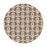 Gray Squirrels on Natural - The Orchard Collection - Lewis & Irene Fabrics