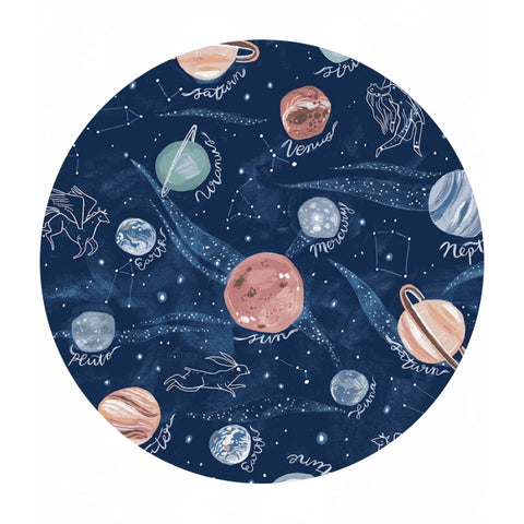 3.5 meters left! - Planets - Starstuff Collection - Dear Stella Fabrics