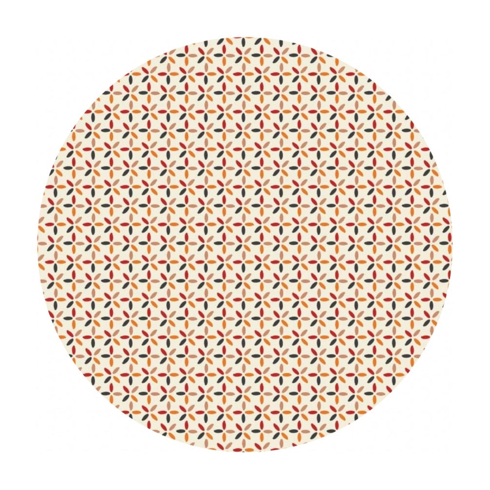 Geos in Cream - Sweater Weather Collection - Camelot Fabrics