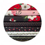 7 Piece Half Meter Bundle - Holly Holiday Collection - Riley Blake Designs