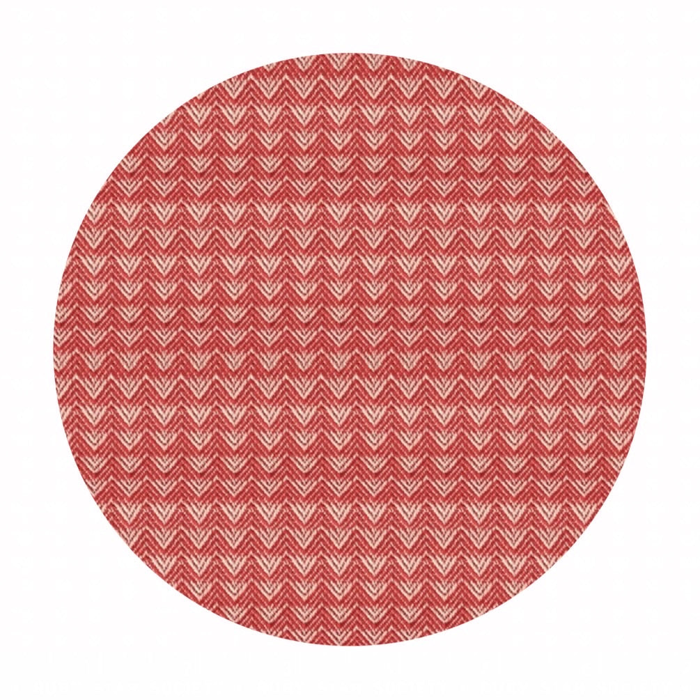 3.5 meters left! - Mountains in Warm Red - Warp & Weft Wovens Collection - Alexia Abegg - Ruby Star Society