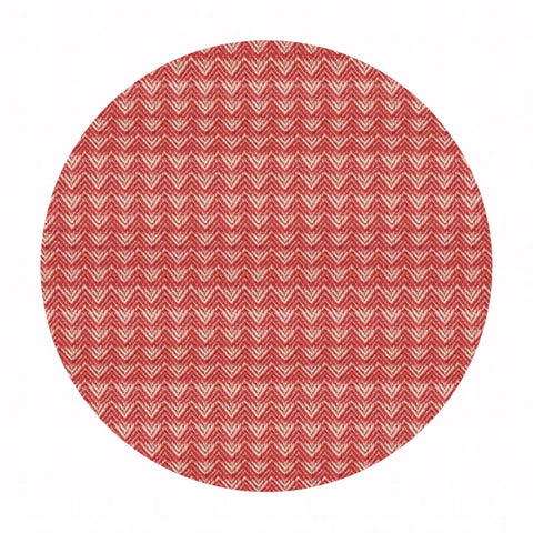 4 meters left! - Mountains in Warm Red - Warp & Weft Wovens Collection - Alexia Abegg - Ruby Star Society