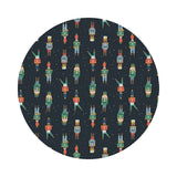 2 meters left! - Nutters in Phantom - Nutcracker Collection - Dear Stella Fabrics