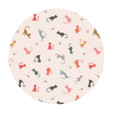 Cat & Mouse in Cream - Purrfect Petals Collection - Lewis & Irene Fabrics