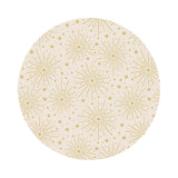 Gold Metallic Starburst on Dark Cream - Honey Bee Collection - Lewis & Irene Fabrics