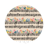 1 meter left! - Music Notes in Natural Canvas - Bramble Collection by Rifle Paper Co. - Cotton + Steel Fabrics