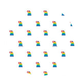 3.5 meters left! - Rock-a-Stack in White - Fisher-Price Collection - Riley Blake Designs