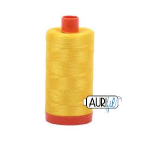 Aurifil Thread - 50wt Large Spool - Canary 2120