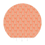 2.5 meters left! - Plumage in Metallic Orange - Black Swan Collection - Camelot Fabrics