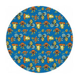 3 meters left! - Monsters in Blue - Have Fun, Stay Safe! Collection - Paintbrush Studio Fabrics