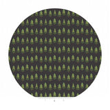 1 meter left! - Holiday Trees in Charcoal - Holly Holiday Collection - Riley Blake Designs