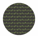 1 meter left! - Holiday Trees in Charcoal - Holly Holiday Collection - Riley Blake Designs