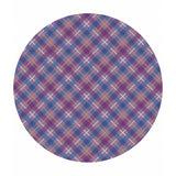 Purple Iona Check with Copper Metallic - Iona Collection - Lewis & Irene Fabrics