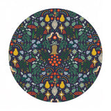4.5 meters left! - Partridge in Navy Metallic Cotton - Holiday Classics by Rifle Paper Co. - Cotton + Steel Fabrics