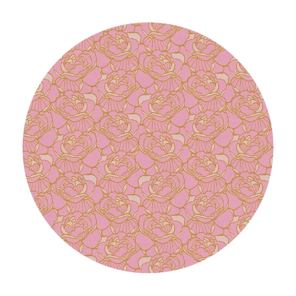 Floral in Pink - Tiger Lily Trail Collection - Paintbrush Studio Fabrics