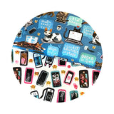 1.5 meters left! - Butt Dial - Cat Call Collection - Dear Stella Fabrics