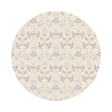 2.5 meters left! - Clover on Natural with Gold Metallic - Honey Bee Collection - Lewis & Irene Fabrics