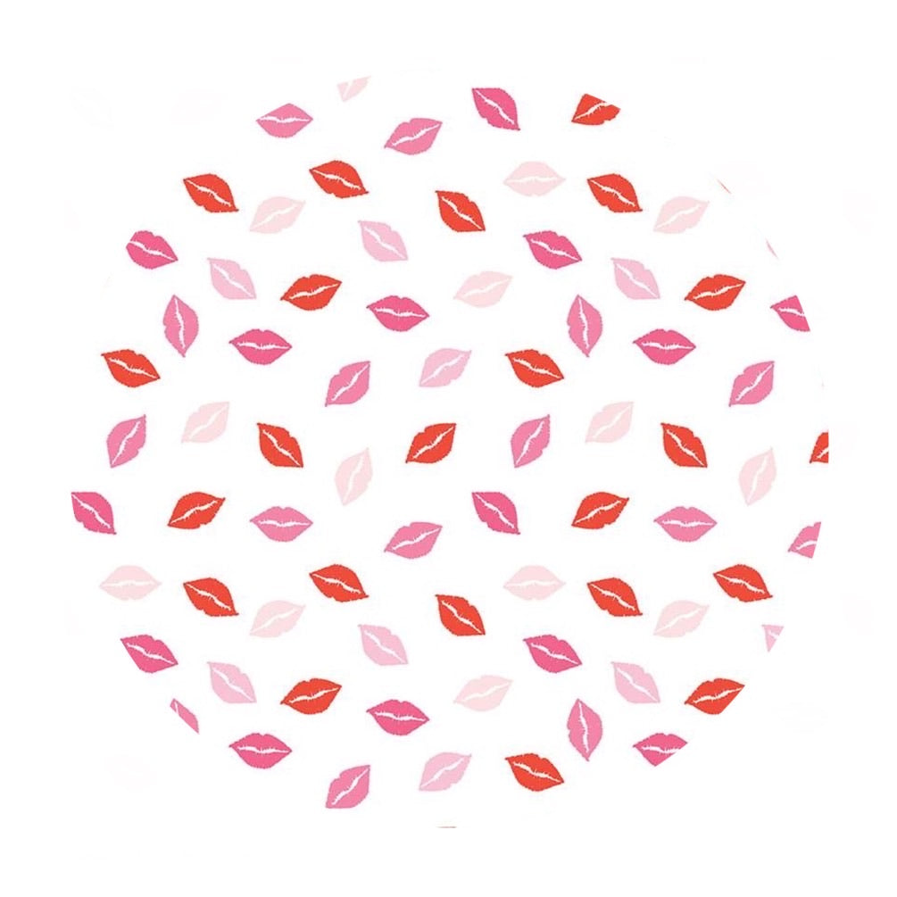 .5 meters left! - Love Kisses in White - Sending Love Collection - Riley Blake Designs