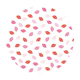 .5 meters left! - Love Kisses in White - Sending Love Collection - Riley Blake Designs