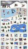Advent Calendar Panel in White - Purely Canadian EH : Holid'EH Season Collection - Robert Kaufman Fabrics