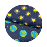 1 meter left! - Sun on Blueberry - Rainbow Garden - Moda Fabrics
