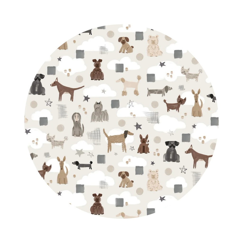 Pawsitively Adorable in Light Taupe - Pawsitively Adorable Collection - Camelot Fabrics