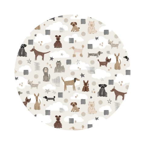 Pawsitively Adorable in Light Taupe - Pawsitively Adorable Collection - Camelot Fabrics
