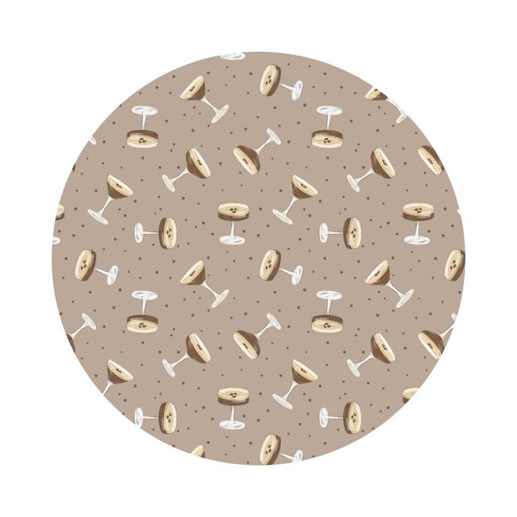 Espresso Martini Toss in Taupe - Tini Time Collection - Camelot Fabrics