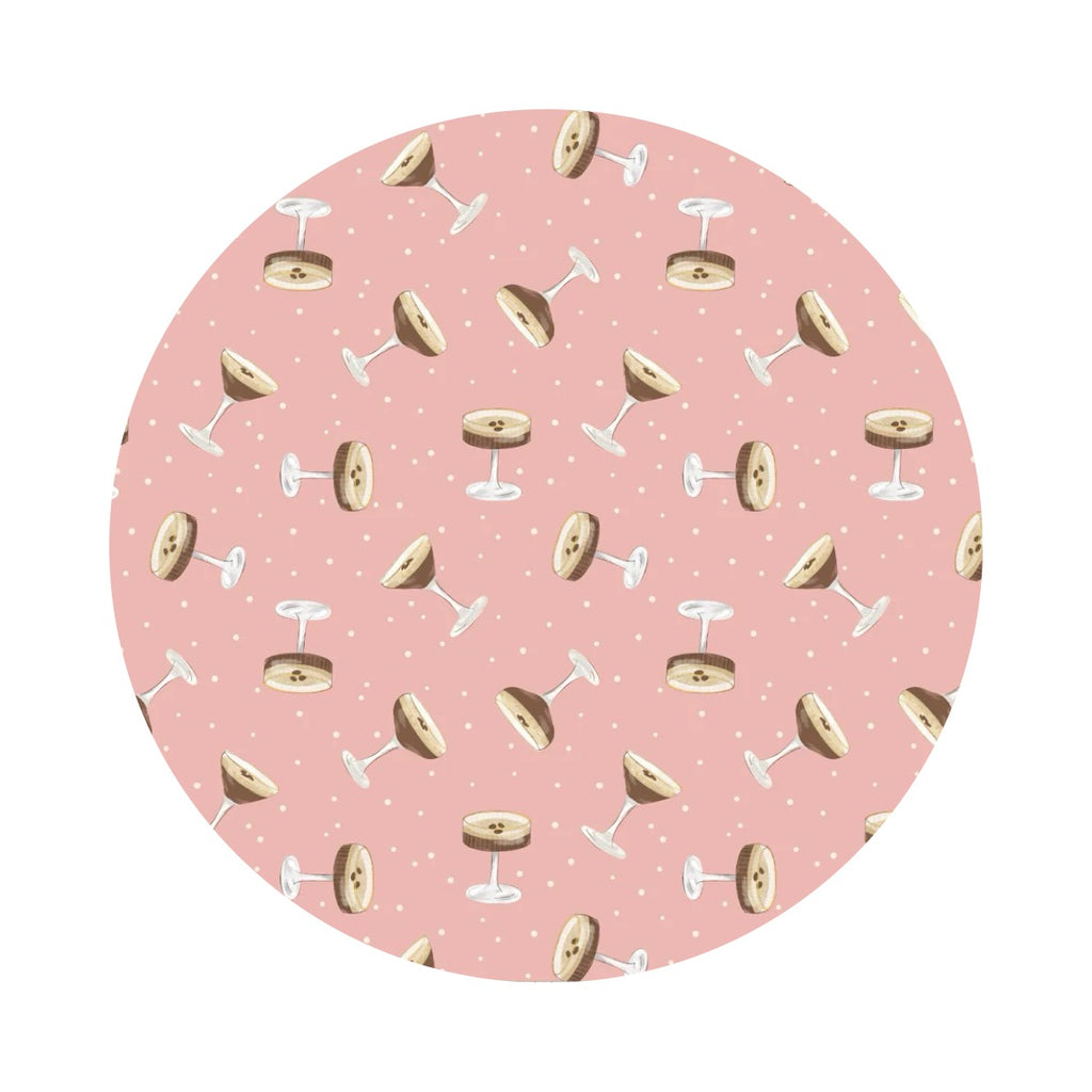 Espresso Martini Toss in Pink - Tini Time Collection - Camelot Fabrics