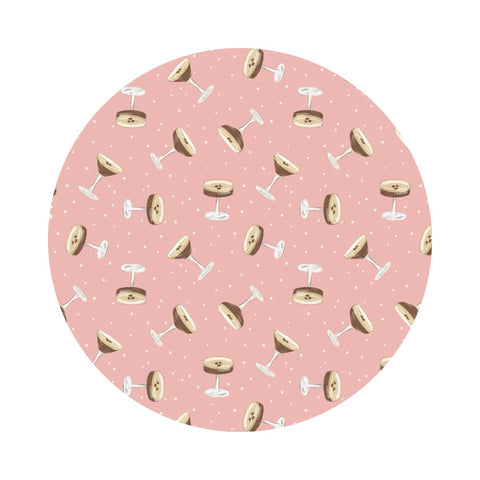 Espresso Martini Toss in Pink - Tini Time Collection - Camelot Fabrics