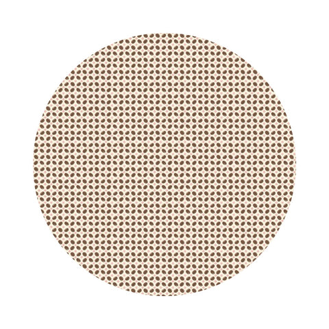 Coffee Bean Kisses in Cream - Tini Time Collection - Camelot Fabrics