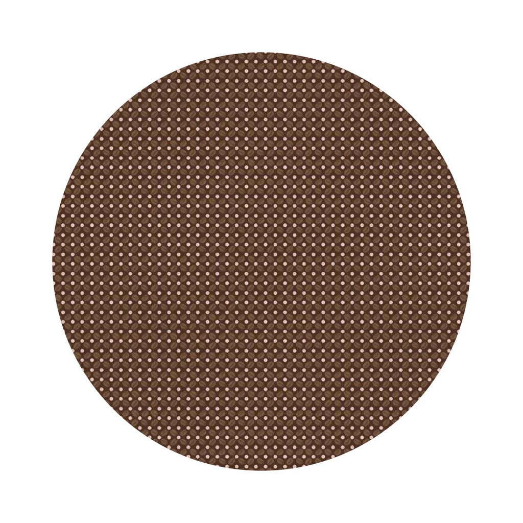 Coffee Bean Kisses in Brown - Tini Time Collection - Camelot Fabrics
